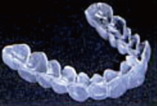 歯の型の写真